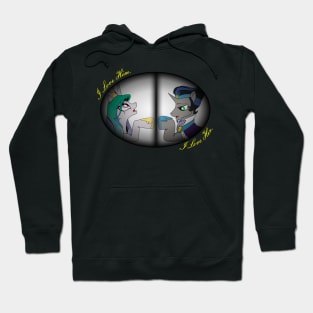 Love in a Different World- Celestia and Sombra (1 orb) Hoodie